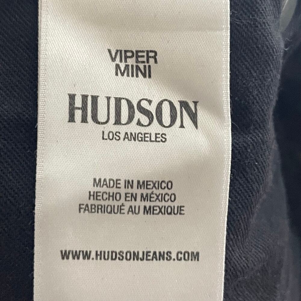 NWT Hudson Los Angeles Women's Viper Denim Mini Skirt - Blackened Camo - Size 29 - Picture 7 of 8
